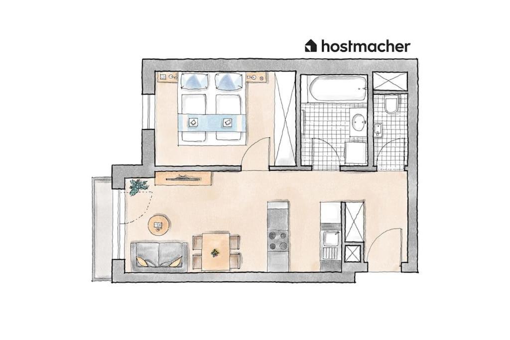 Urban 1Br Retreat, Easy City Link By Hm Відень Екстер'єр фото